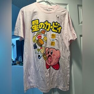 Kirby Women Nintendo Shirt Large
